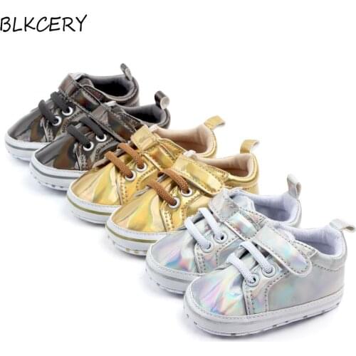 Fashion Brand Shoes Newborn Baby Girl Shoes Infant Loafers 1 Year Old Soft Sole Crib Shoes Toddler Slippers Boy Sneakers 0-18M