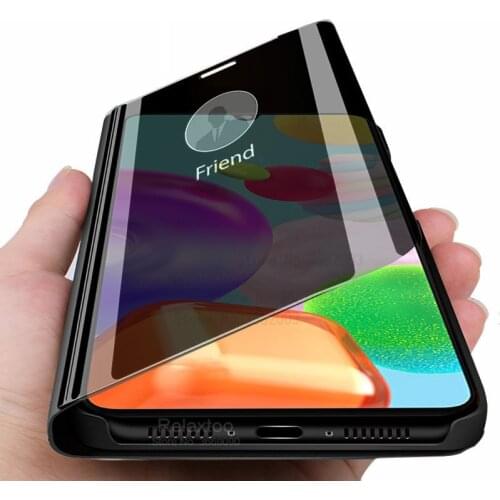 A41 smart mirror flip phone cover case for samsung galaxy a41 41a a 41 SAMSUNGA41 6.1'' magnetic stand coque funda SM-A415F