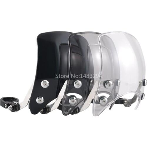 Windshield Compact Sport Wind Deflector Screen For Harley 2004-2020 Sportster XL 883 1200 Motorcycles Accessories