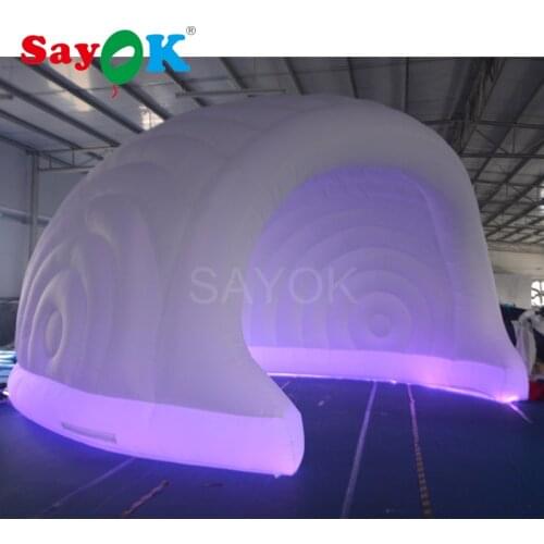 2017 Hot sale indoor/outdoor led inflatable structure inflatable luna pod tent for event, exhibition, party