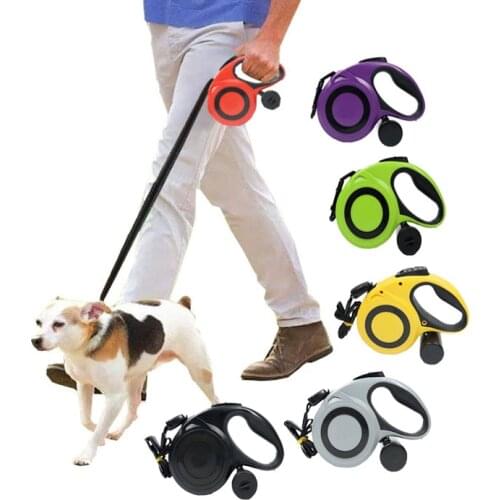50kg Retractable Dog Leash 5M 8M Dog Walking Leash Heavy Duty Traction Rope Collar Harness Leashes For Medium Dog Large Dogs