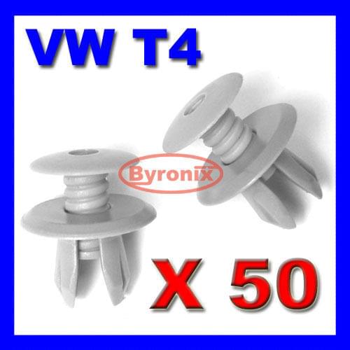 FOR VW T4 T5 TRANSPORTER INTERIOR TRIM PANEL CLIPS X 50
