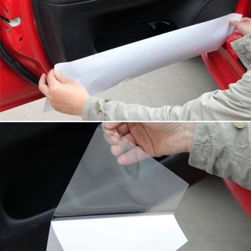 SUNICE 0.5x3m/20"x10ft TPH Clear Paint Protection Vinyl Wrap Film Roll Protective film Car Paint Sill Anti-Scratch Vinyl