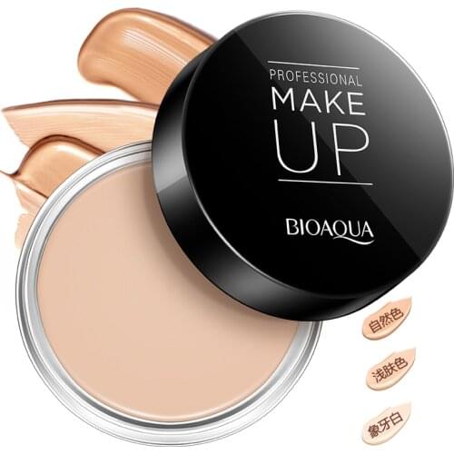 Cosmetics Brighten Concealer Shading Powder Foundation Pressed Powder Sun Block Natural Face Makeup