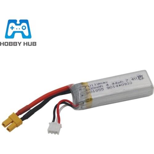 7.4V 600mAh Lipo Battery For XK K130 RC Six-way Brushless Aileron Helicopter Spare Parts 801855 2s 7.4v XK K130 Drone Battery