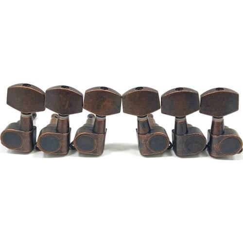 Metal Alloy Guitar String Tuning Pegs Tuners 3R 3L Machine Heads Set For Electric Acoustic Guitar Repair Tool parts Replacement