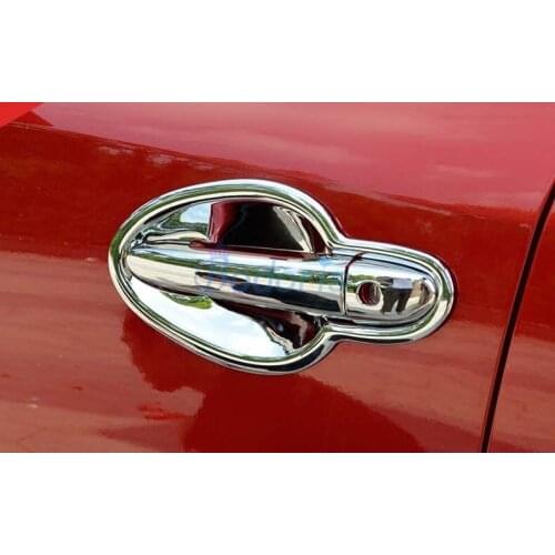 For Mazda Atenza 2014-2018 Door Handle Cover Garnish Trim Grab Protector Panel Chrome Car Styling Accessories
