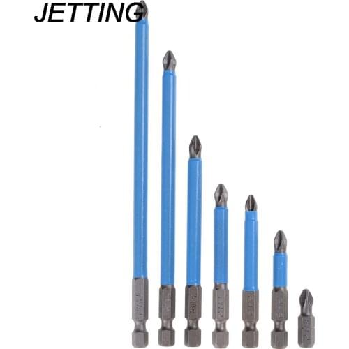 PH2 Anti Slip Elec c Screwdriver Bit Set Bits Hex Shank 25mm 50mm 65mm 70mm 90mm 127mm 150mm
