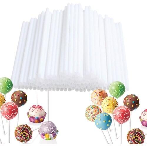 Tubes Sticks 80pcs/set Eco-Friendly Lollipop Sticks Cake Decorating Tools Non-Toxic Food Grade Disposal Lollipop Sticks