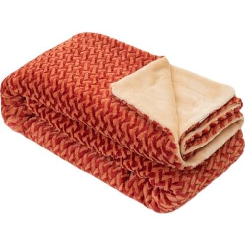 Thickened Plush Bed Blanket Winter Warm Chair Lounge Rugs Soft spread Sofa Tapestry Cover for room Living Room