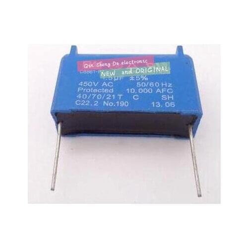 Internal capacitor 1.5uf450v electromagnetic furnace capacitance