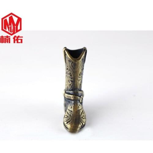 1PCS Noble Riding Boots Brass Paracord Knife Beads EDC Multi-Tool Mini Accessory