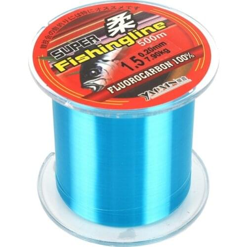 100/200/300/500m All Sizes Super Strong Nylon Fishing Line Japanese Durable Fluorocarbon Sea Fishing Line Thread Bulk Spool