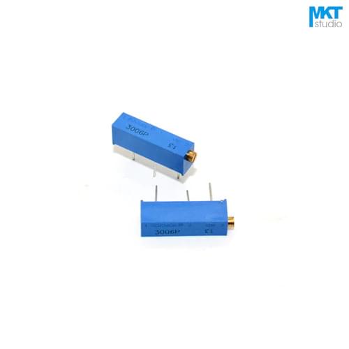 100Pcs 3006P 2K/20K Ohm B-Type Linear Precision Cermet Rotary Trimmer Potentiometer Knob,Variable Resistor