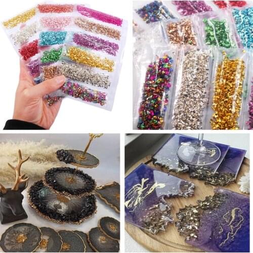 26g/Bag Metal Glass Crushed Stone Filler For DIY Epoxy Resin Mold Filling Decoration Jewelry Making Tools Accessaries