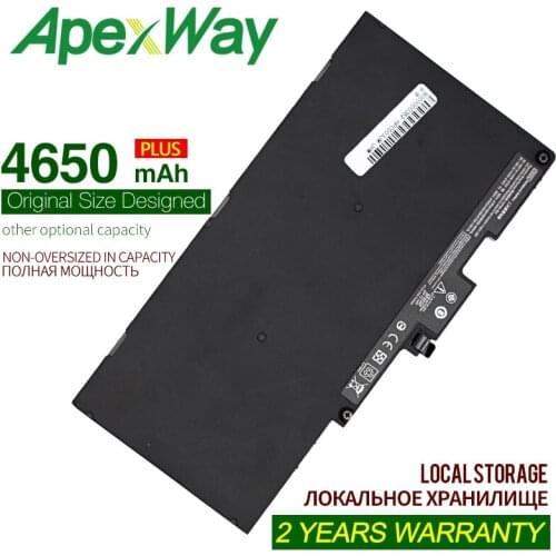 Apexway 11.4v 4650mAh laptop battery for HP Elitebook 745/755/840/848/850 G3 G4 ZBook 15u G3 G4 Mobile Workstation CS03XL CS03