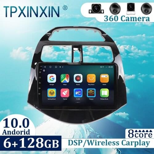 6+128GB For Chevrolet Spark (M300) 2010-2014 Android 10 Carplay Radio Player Car GPS Navigation Head Unit Car Radio with Screen