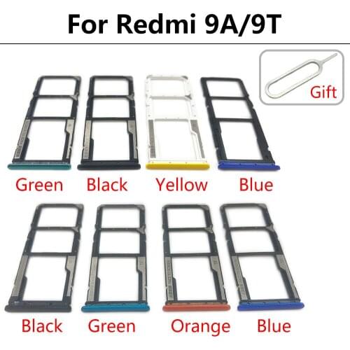 5pcs Micro Nano SIM Card Holder For Xiaomi Redmi 9T 9A 9C SIM Card Slot SD Card Tray Holder Adapter Accessories