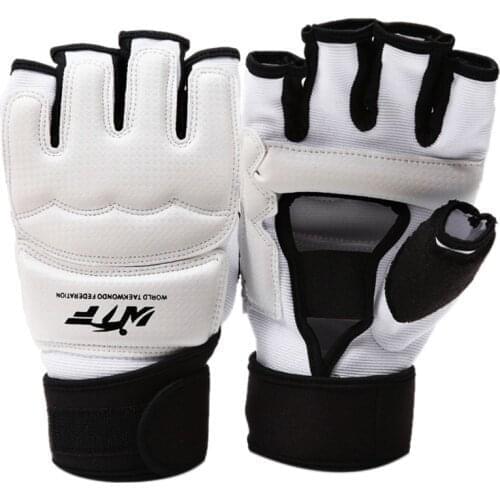 Kids/Adults Half Finger Fight Boxing Gloves Mitts Karate Sandbag Protector For Boxeo MMA Muay Thai Kicking Boxing Training