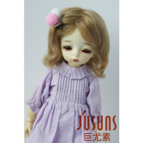 JD044 1/8 1/6 Pretty Mohair Doll Wigs Mid Long Curly Doll Wig Magic Mohair Hair For Doll Fashion Doll Accessories