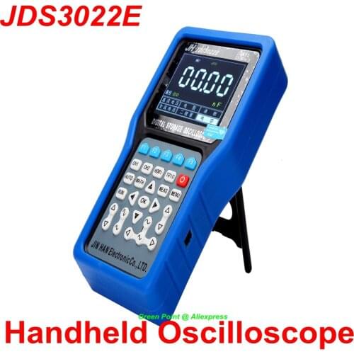 New Jinhan JDS3022E Handheld Digital Oscilloscope 500 MSa/s Digital Multimeter Professional Oscilloscope 2 Channels Sample Rate