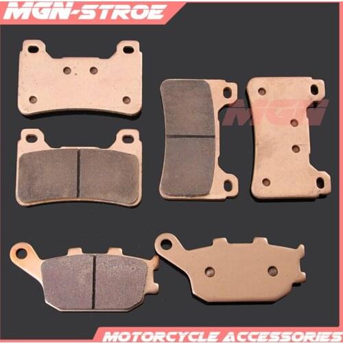 Motorcycle metal sintering brake pads For CBR1000RR 2004 2005 04 05 CBR600RR F5 2005 2006 05 06