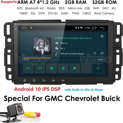 Android 10 8 Inch 2 Din 2GB RAM Car Radio GPS Multimedia Player For Chevrolet/Silverado/Tahoe/Monte GMC Yukon/Denali/Acadia WIFI