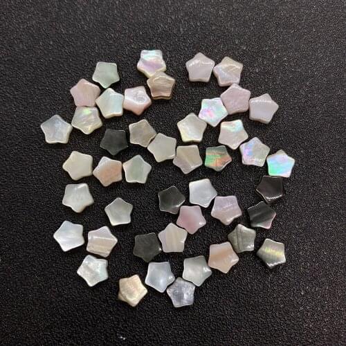 Natural Sea Shell Bead Small Star Shape Mother Shell Pearl for DIY Fashion Jewelry Making Earrings Necklace Earring Accessories