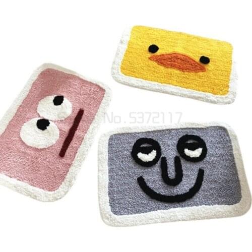 Bathroom non slip mat door mat bedroom bathroom foot mat household blanket absorbent mat bathroom floor mat
