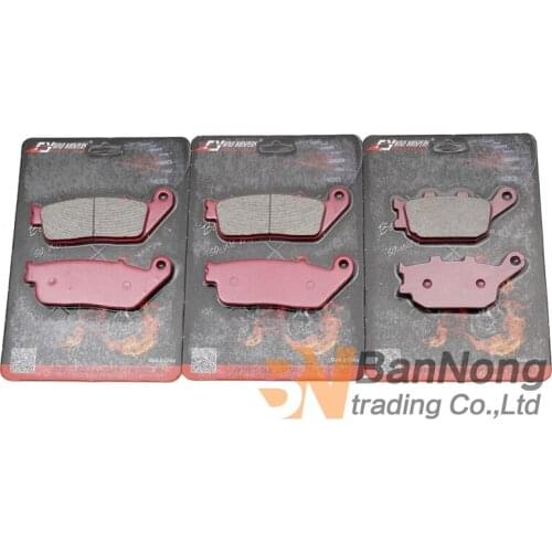 Motorcycle Front Rear Brake Pads For KAWASAKI Z750 ABS ZR750L ZR750M 07-11 KLE650 Versys LT 2016 Z650 EER650 / Non ABS 2017