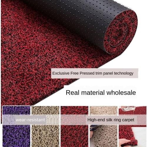 Anti-slip Door Mat PVC Silk Loop Dust-proof Printed Doormat Outdoor Rug Mats Shoes car Foot pad Scraper Area Rugs Custom