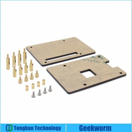 Raspberry Pi Protective Acrylic Case for X920(X900) DAC / Raspberry Pi HAT Expansion Board and Raspberry Pi 4 Model B/3B+/3B/2B