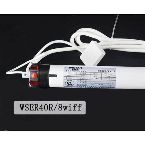 Smart Home Wifi Pattern Plug-in 35 Diameter Curtain Tubular Motor for Roller Blinds Compatible With Amzon Google Alexa IFTTT