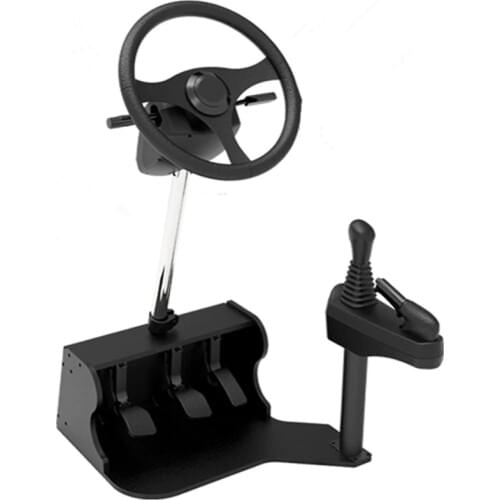New computer Racing game steering wheel dual USB car driving simulator school car driving test driving school training mach