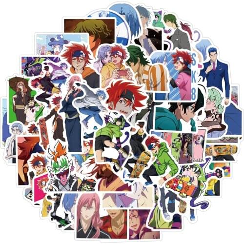 10/30/50pcs SK8 the Infinity Anime Stickers Graffiti Toy For Kids DIY Motorcycle Travel Luggage Laptop Phone Waterproof Sticker