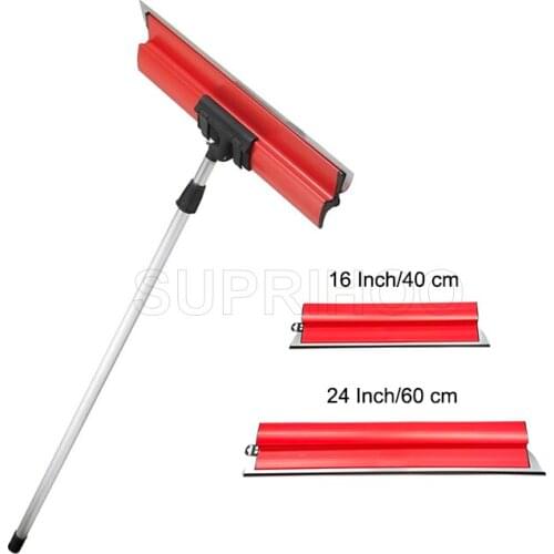 SUPRIHOO Skimming Blade 16in 24in Set With 2m Extension Rod New Upgraded aluminum alloy Kit 12in 22in