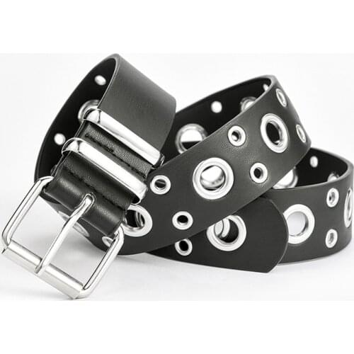 Womens fashion alloy belt, leather luxury chain, new ardillon button jeans, retro punk decoration