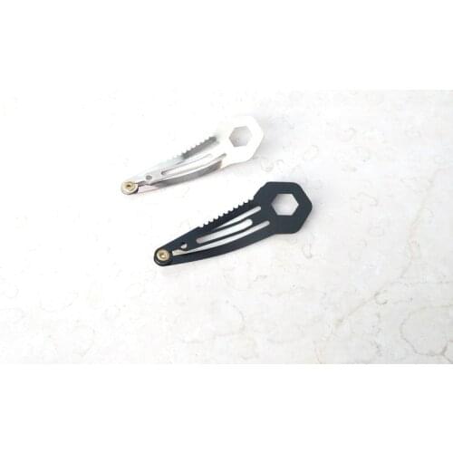 10 mini anti-wolf multi-function hairpin womens self-defense escape tool stainless steel spring steel sheet outdoor survival