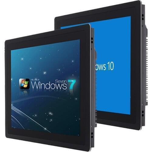 19" Smart Computer Embedded Industrial All-in-One with Capacitive Touch Screen Intel Core i3-4120U Win 10 pro Panel Waterproof