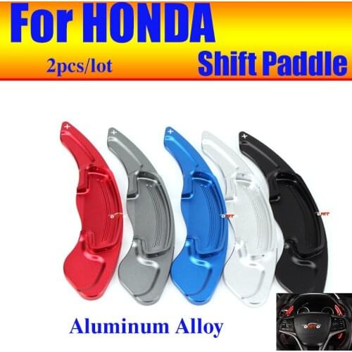 2pcs/lot Car Accessory Steering Wheel Shift Paddle Shifter Extend Fit for Honda SPIRIO ACCORD ODYSSEY UR-V CR-V Hybrid 2.0