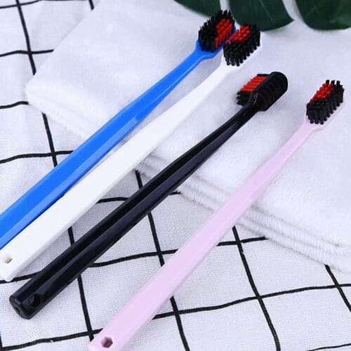 2 Pcs Couple Heart Shape Stylish non-slip handle Toothbrushes Ultra Soft Oral Care Cleaning Toothbrush Family Toothbrush Set