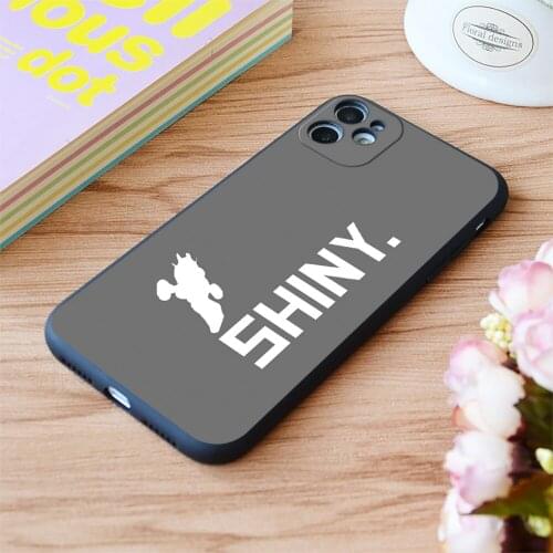 For iPhone Shiny Firefly Print Soft Matt Apple iPhone Case 6 7 8 11 12 Plus Pro X XR XS MAX SE