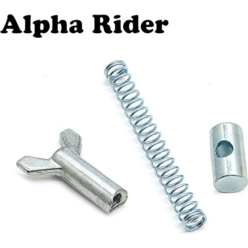 For Honda ATC125M ATC200S TRX250 TRX300 TRX250 Rear Brake Adjuster Hardware Kit 43459-HM5-A10 95015-32001 95014-73100