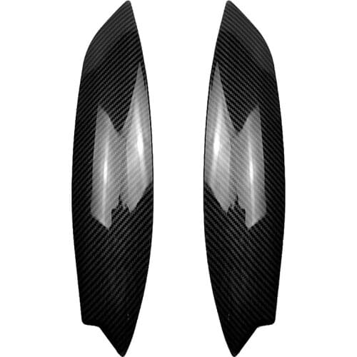 Headlights Eyebrows Eyelids Cover Eyelash Head Light Lamp Stickers for Golf 5 R32 MK5 2005 2006 2007