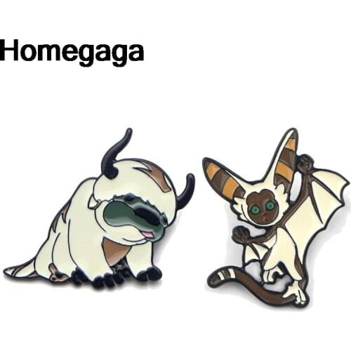 Homegaga Magic Story Cartoon momo Funny Pins backpack clothes brooches for men women Bags hat decoration badges medal D2263