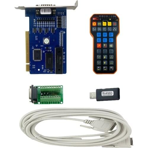 HOT! CNC Engraving Cutting Machine Controller Kit 5.4.49 Ncstudio Control Card + XHC WHB02 USB Wireless Remote Handle