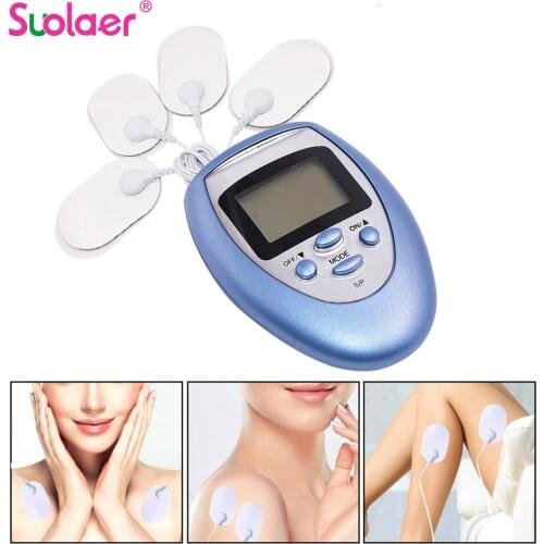 TENS Body Massager Electrical Vibrating Meridian Pulse Muscle Stimulator Electrotherapy Physical Therapy Pain Relief Drop Ship