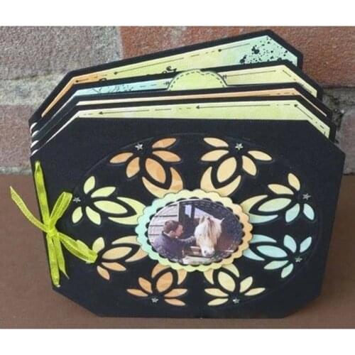 10/pcs metal cutting dies 3D BookmaRing greeting card cut die mold Scrapbook paper craft knife mould blade punch stencils dies