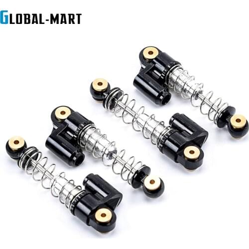 Metal Double Barrel Aluminum Alloy Shock Absorber for 1/24 RC Simulation Model Car Axial SCX24 90081