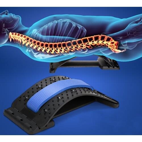 Orthosis Back Massager Stretcher Equipment Massageador Support Stretch Fitness Relaxation Spine Pain Lumbar Relief Back Pressure